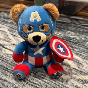 Superhero Bear Plush Toy with Shield